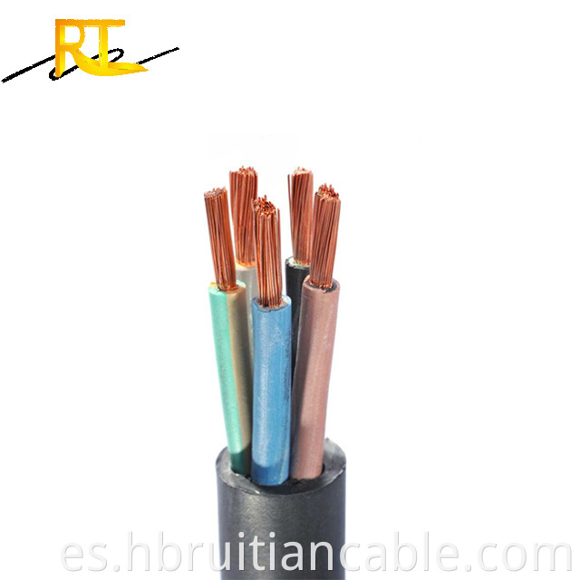 Cable flexible de goma suave H05RN-F H07RN-F Cable de goma eléctrico 3x10mm2